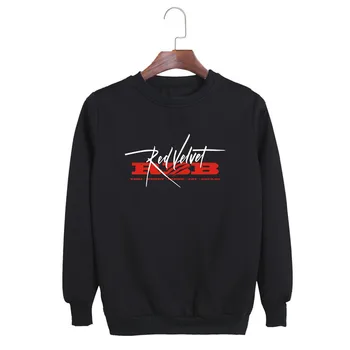 

KPOP Red Velvet 5th Mini Album RBB Really Bad Boy Round Neck Hoodies Long Sleeve Tops K-POP Pullovers Sweatshirt PT1001