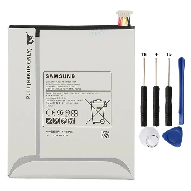 Original Battery EB-BT355ABE For Samsung GALAXY Tab A 8.0 T355C Tab5 SM-T355 SM-T350 SM-P350 P355C SM-P355M T355 | Мобильные