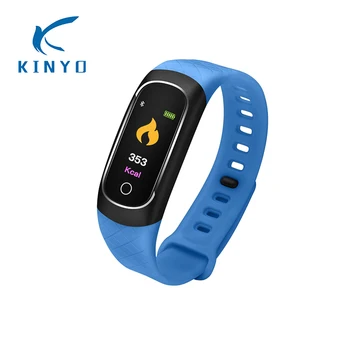 

2018 new style waterproof smart band smart fitness bracelet heart rate blood pressure monitoring colorful wristband pk mi band 3