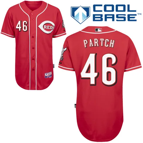 Cincinnati Reds #46 Curtis Partch Red Cool Base Baseball Jersey Wholesale Personalized/ Customized Jerseys Free Shipping | Спорт и