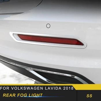 

For Volkswagen Lavida 2018 Car Styling Fog Light Lamp Cover Trim Frame Sticker Exterior Accessories