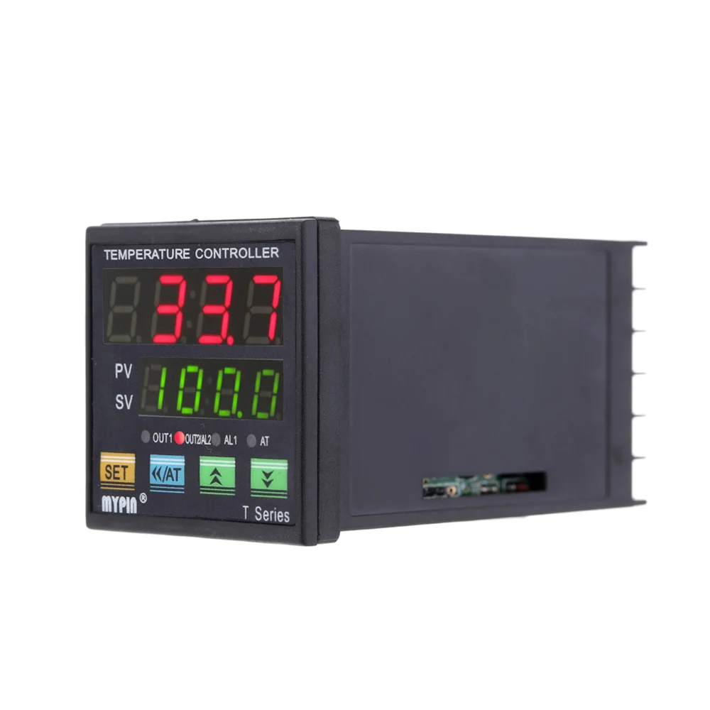 

Digital Thermometer LED PID Temperature Controller Heating Cooling Control + SSR-25 DA Solid State Relay Module24V-380V 25A