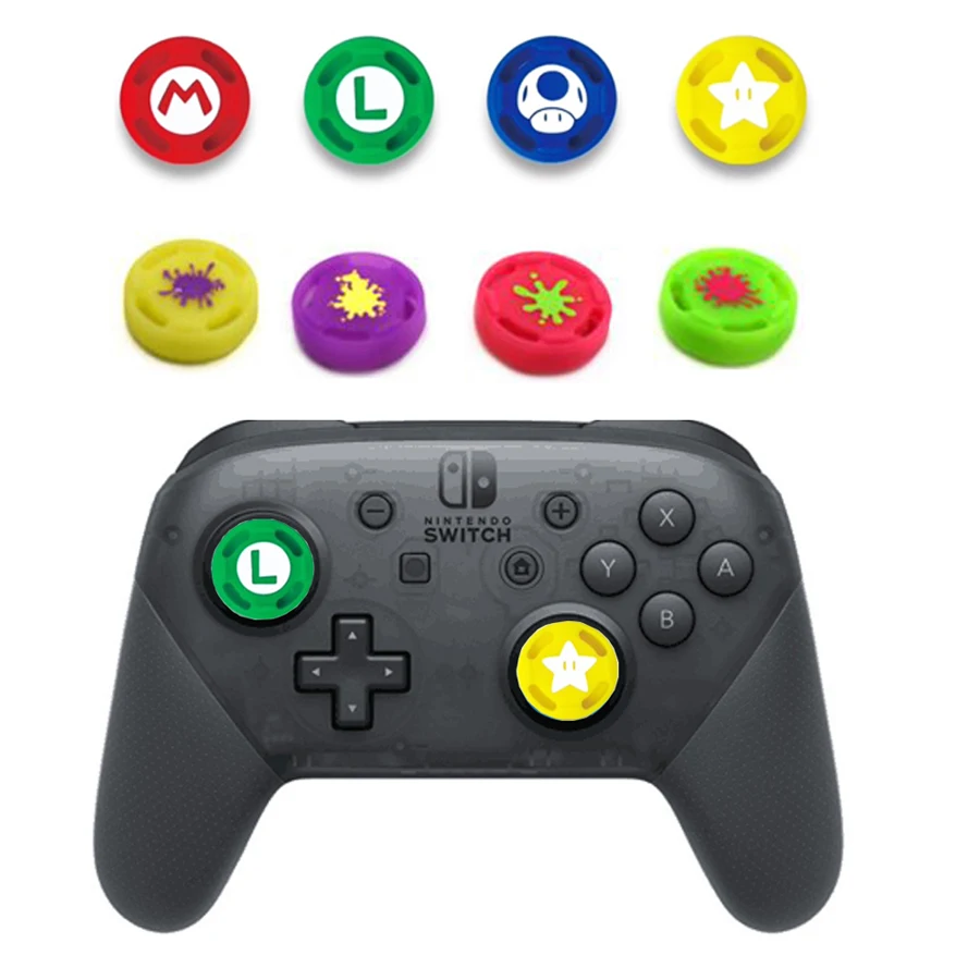 

Silicone Analog Thumb Stick Grips Caps For Nintend Switch pro Controller Sticks Cap Skin for ps4 Controller