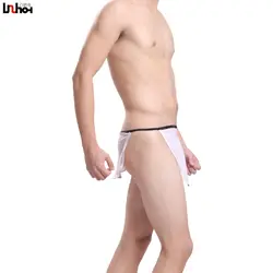 Uzhot 100% соблазнительные сексуальные хлопковые дышащие впитывающие пот домашние мужские трусики брюки 11003-1