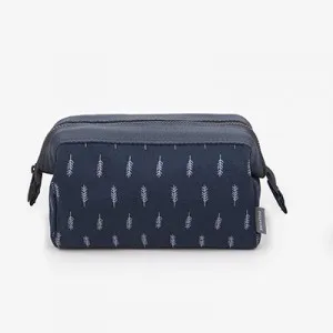 dark blue Qiaoduo Новое поступление Фламинго косметичка Для женщин Макияж сумка Водонепроницаемый портативная макияжная сумка наборы туалетных принадлежностей CR7023 - Цвет: dark blue