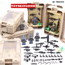 Современный военный ангар brickmania minifigs moc, строительный блок ww2, военно-воздушные силы, фигурки, оружие, коробка, кирпичи, игрушки