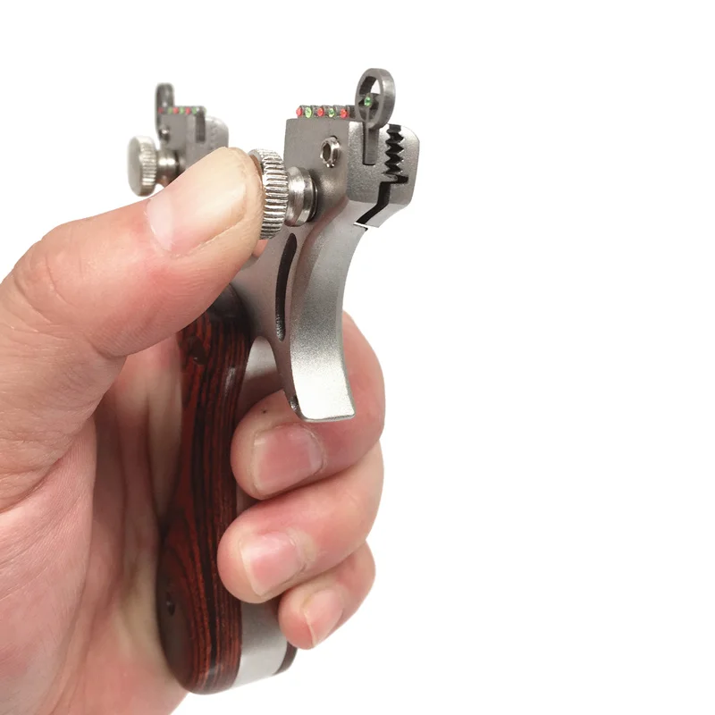 المقلاع المنجنيق الصيد عالية الجودة الفولاذ المقاوم للصدأ مع شريط مطاطي في الهواء الطلق اطلاق النار لعبة حبال النار