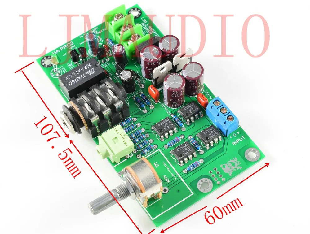 HA PRO2 Headphone Amplifier Board Kits ultra low noise Low distortion DIY