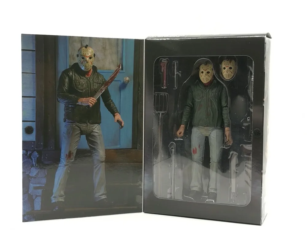 

NECA 3D Freddie Jason Voorhees Part 3 Chapter 4 Collection Model Movable Toys 18cm