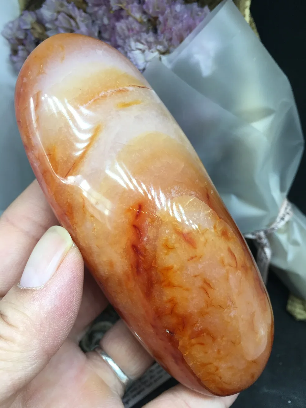 289 grams natural beautiful agate play gift | Дом и сад