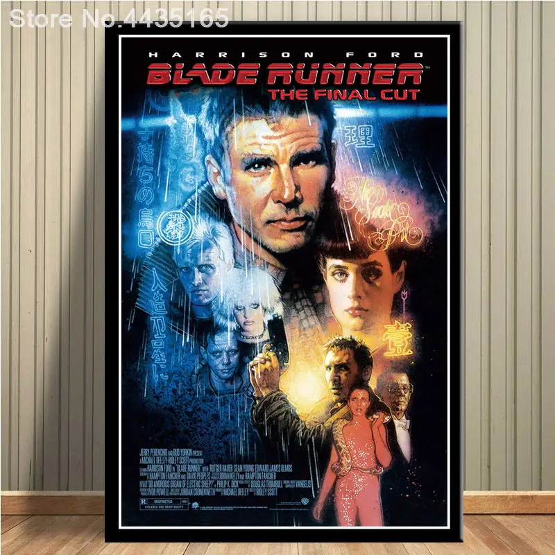 Blade Runner 2049 Harrison Ford Art Hot 12x18 24x36in FABRIC Poster N2759 