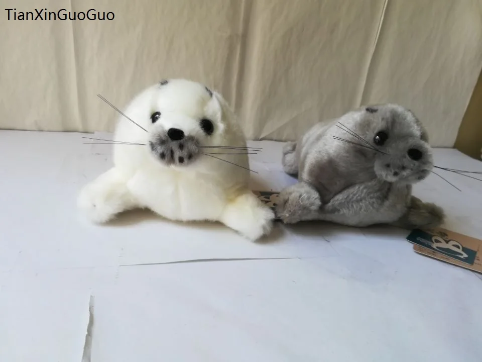 

about 23cm lovely cartoon seal plush toy soft doll baby toy Christmas gift w0296