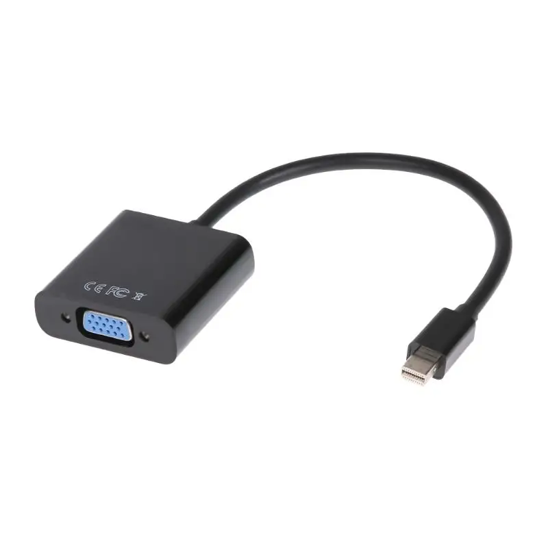 3inch Mini DisplayPort To VGA Adapter Cable Male to male Mini DP to VGA Converter for Apple MacBook Air Pro iMac 3inch Mini DisplayPort To VGA Adapter Cable Male to male Mini DP to VGA Converter for Apple MacBook Air Pro iMac