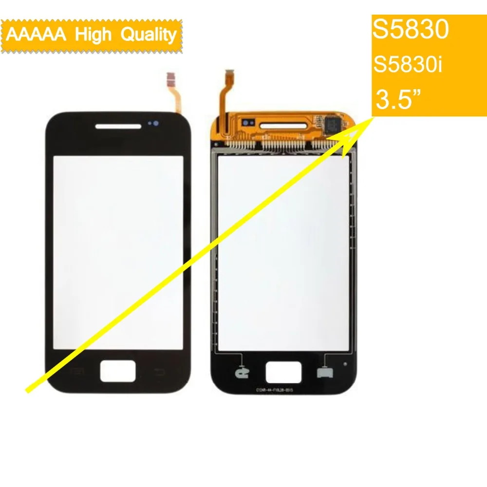 10 шт./лот сенсорный экран для Samsung Galaxy Ace S5830 S580i искусственный дигитайзер
