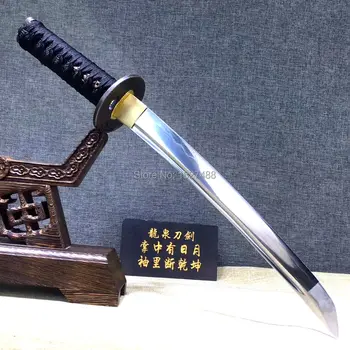 

Hand Forging Full Tang T10 Steel Clay Tempered Razor Sharp Tanto Japanese Wakizashi Sword Samurai Katana