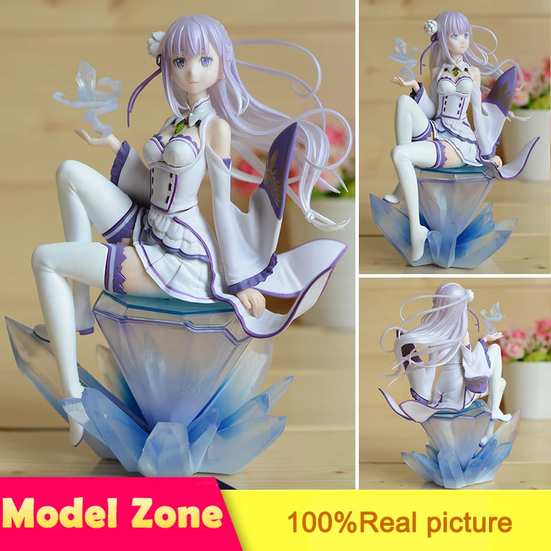 

CN. PLUS ver Action Figure Re Life a Different World from Zero Emilia Figure Toy kara Hajimeru Isekai Seikatsu Model toy 17cm