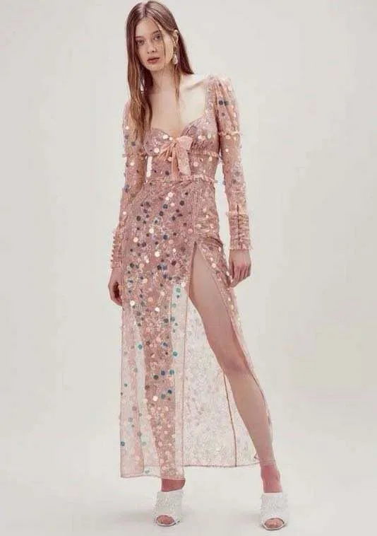 Zomer mode jurk voor vrouwen sexy boho robe longue vadim leuke roze jurken vrouw party night silm sequin vestiti donna Zomer mode jurk voor vrouwen sexy boho robe longue vadim leuke roze jurken vrouw party night silm sequin vestiti donna