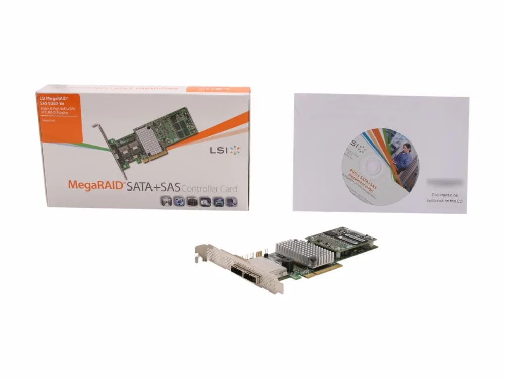 MegaRAID внешний SAS 6 ГБ/сек. x8 PCI-e 2,0 контроллер RAID 9285-8e SAS9285-8E