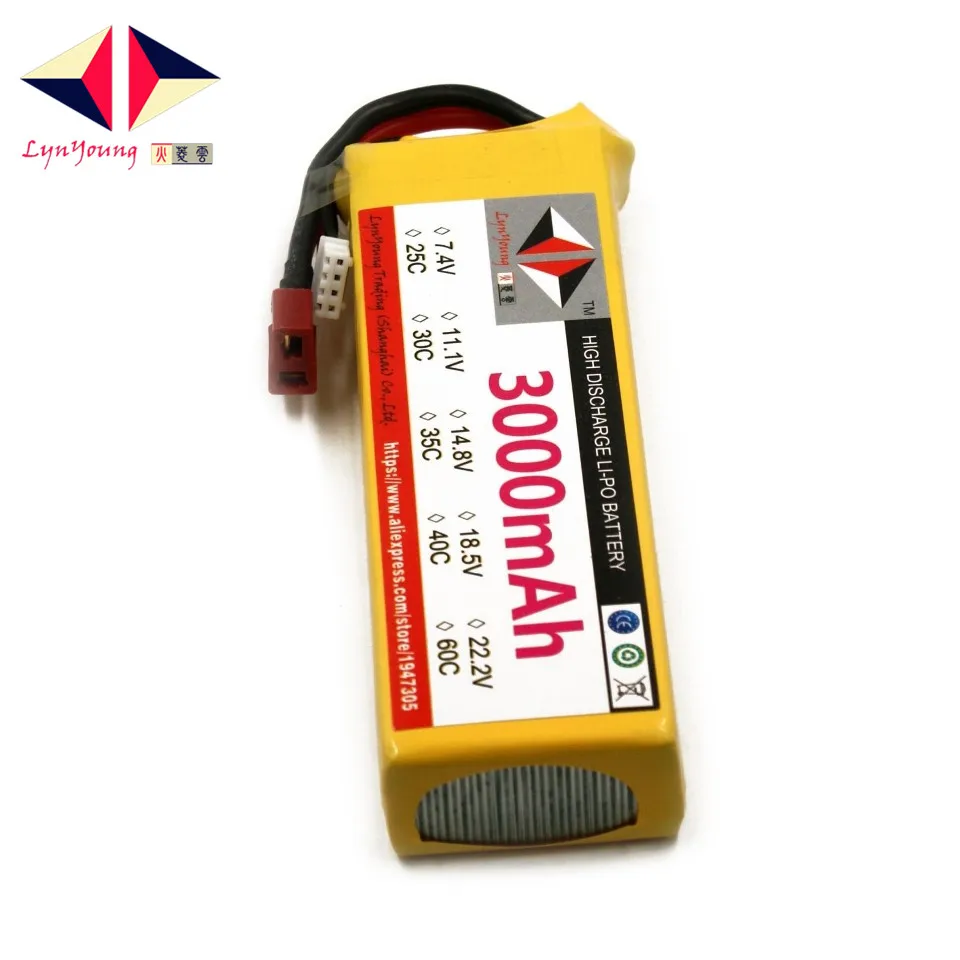 

HX Lipo Battery 3S 11.1V 3000mah 25C 30C 35C 40C 60C For RC Drone Quadcopter Helicopter Airplane Boat Car