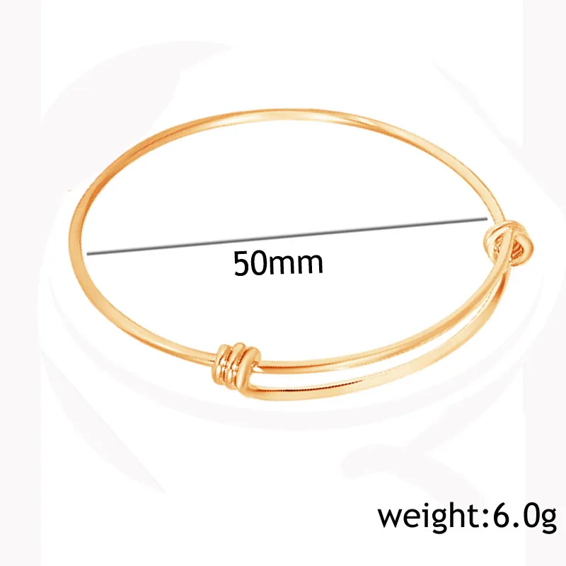 10-Pcs-lot-Expandable-Wire-Stainless-steel-Bracelet-Bangle-Accessory-Diameter-50-65mm-for-Women-Child