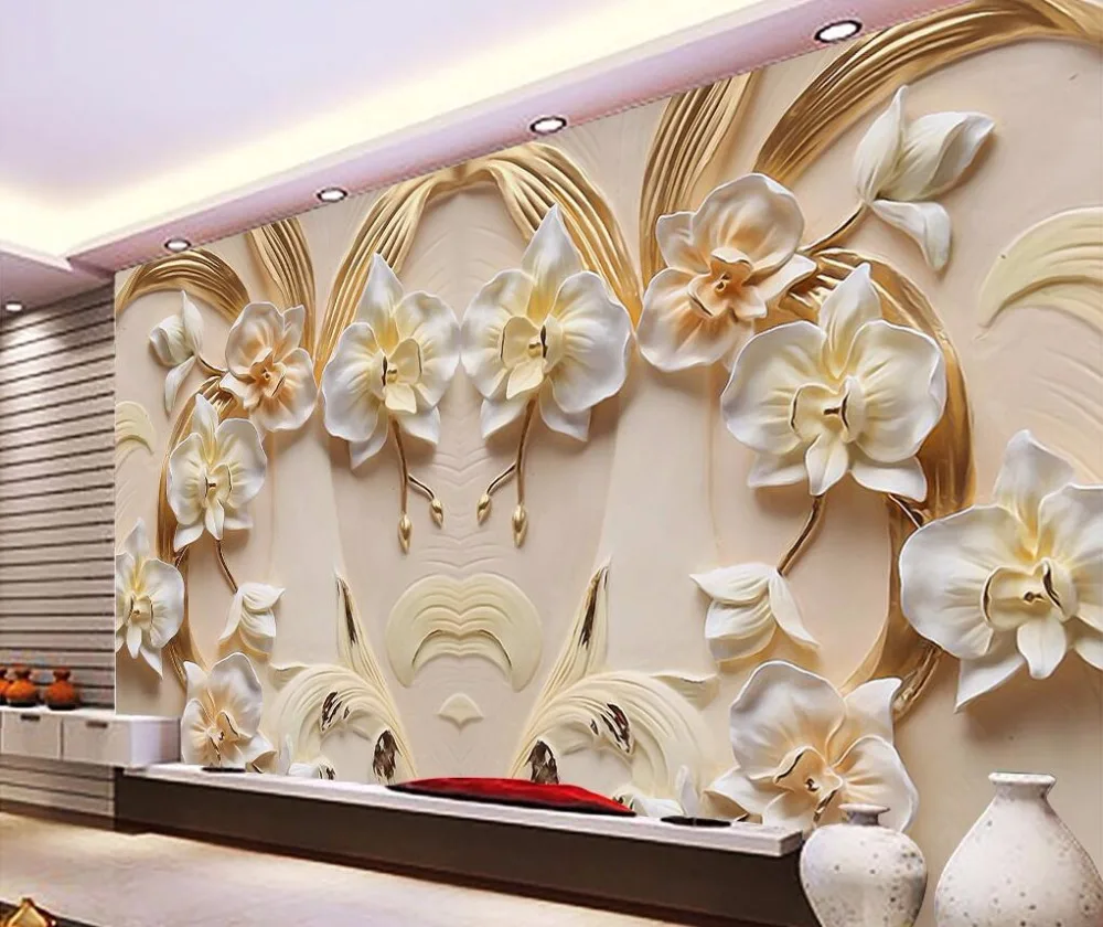 beibehang Custom Wallpaper 3D Butterfly Floral Backdrop 3D Sandstone Relief TV Background Wall Living Room Bedroom 3d wallpaper beibehang Custom Wallpaper 3D Butterfly Floral Backdrop 3D Sandstone Relief TV Background Wall Living Room Bedroom 3d wallpaper