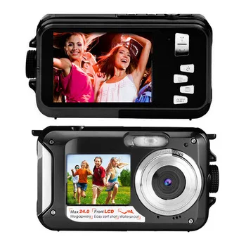 Дешевая цифровая камера 24mp 16X Zoom Mini HD видеокамера Full 1080P водонепроницаемая 3
