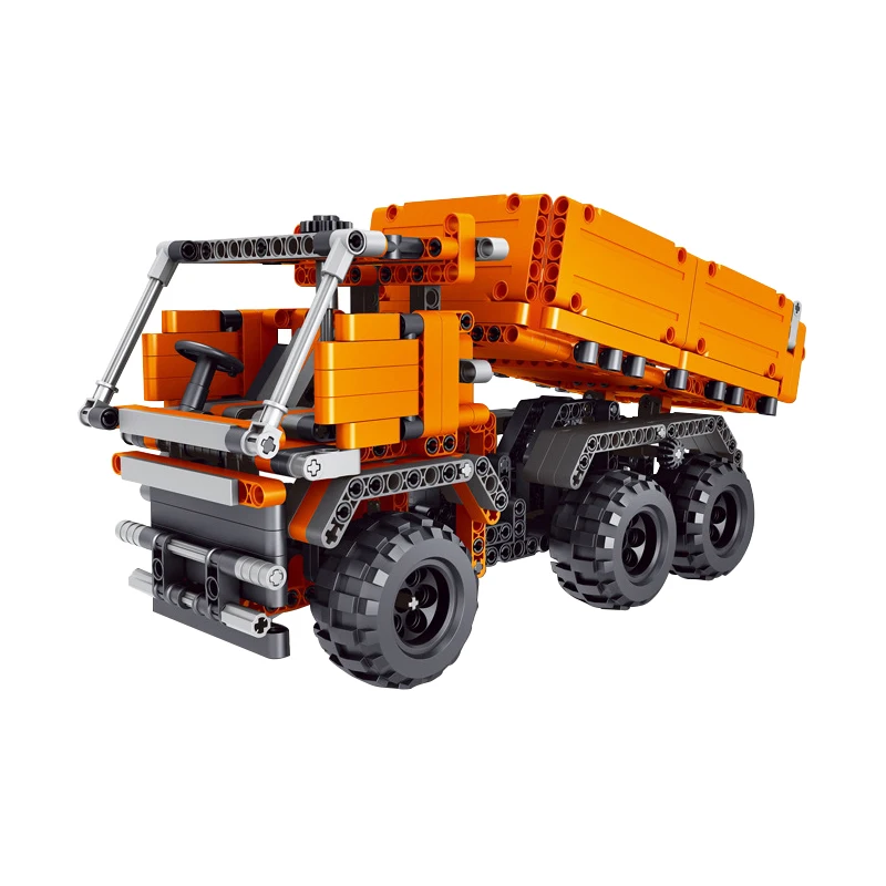

Technic Series 618pcs Construction Vehicle Transport Truck Loading Sand Car Bricks Building Blocks Toys Compatible Sets