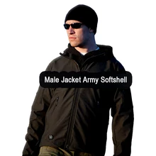 Men Hiking Jacket Outdoor Hunting Military tactics Camping chaqueta Polyester Rain Coats hairy male Hoody softshell Sports Army