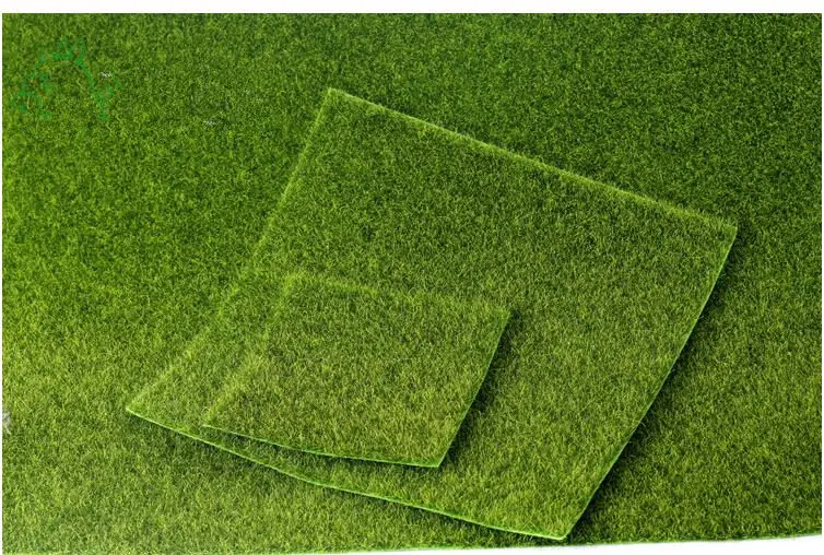 4 шт. 15x15 см Травяной коврик Зеленые искусственные газоны дерн ковры поддельные Sod домашний сад мох для домашнего пола свадебные украшения