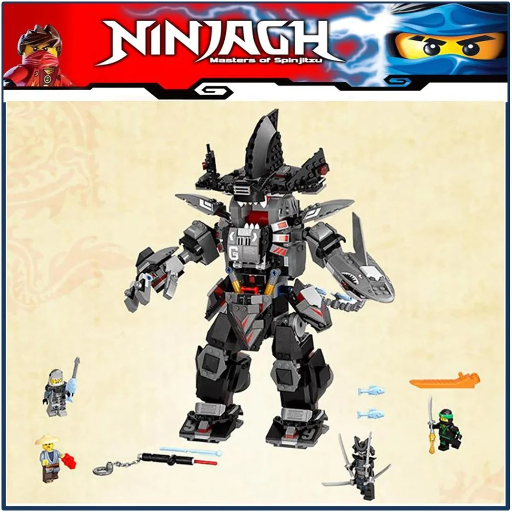 

Garma Mecha Man Samurai Mech Robots 70611 Building Blocks Model Toys 10719 06060 Compatible legoing Ninja Brick Set