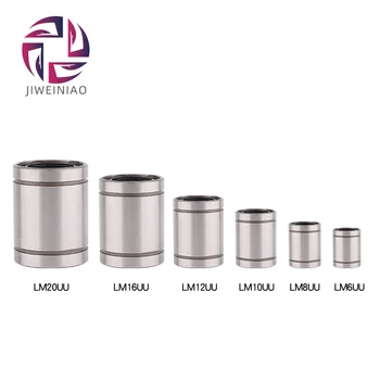 

JIWEINIAO 12pcs/Lot LM10UU 10mm Linear Bushing CNC 10mm Linear Ball Bearing For 3D Printer Free shipping