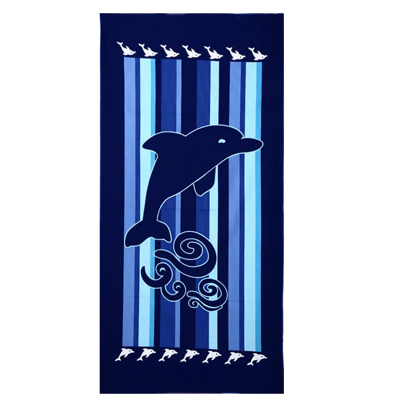 

Shark marine style Microfiber Printing Activity Beach Towel Hair Super Soft Water 70*140 Cm soft drop shipping