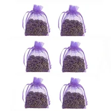 6 pcs Natural Vegetable Grease Resistant Mildew Odor desiccant sachets natural aromatherapy sachets car Air Refreshing Lavender