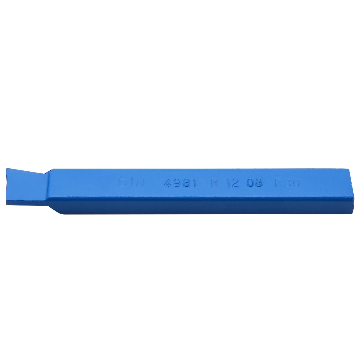 1pc DIN 4981 Carbide-Tipped Lathe Tool Mayitr 10mm Blue Alloy Spiral Turning Tools with Wear Resistance