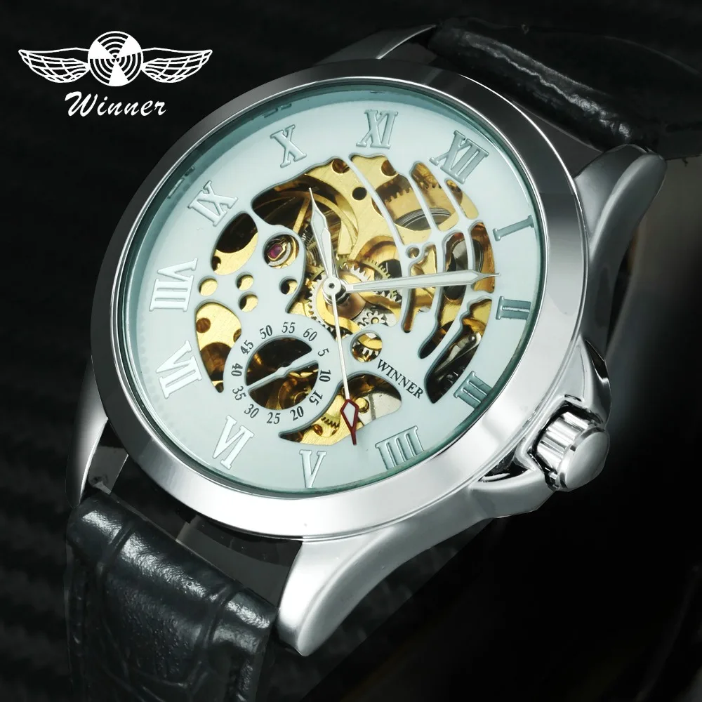 T-WINNER модные классические повседневные спортивные Деловые женские часы механический каркас часов кожаные элегантные женские наручные часы