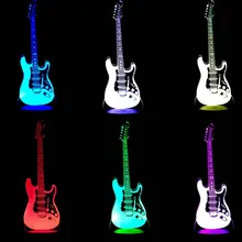 NEW ARRIVAL Music Cool font b Guitar b font font b Bass b font 3D LED