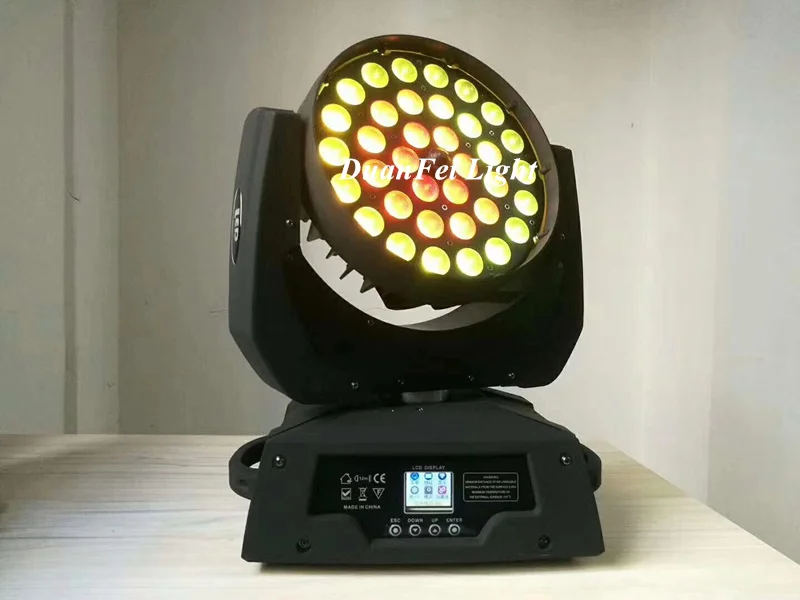 36x10w RGBW LED Wash Moving Head Zoom Ring Control-3