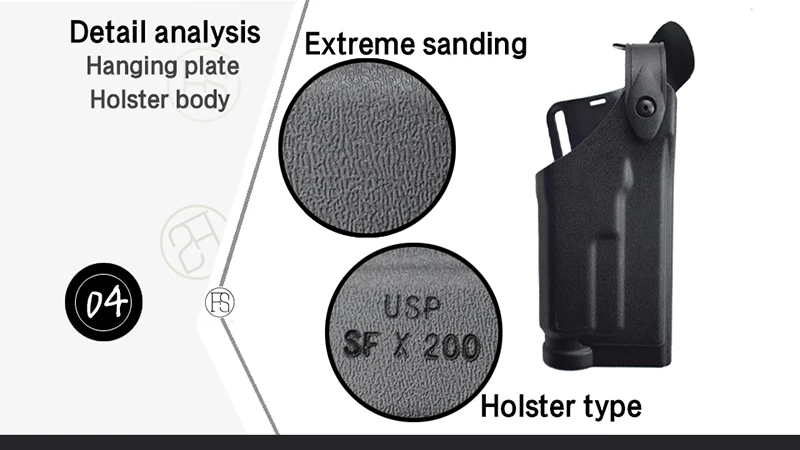 rolamento tiro caça airsoft arma cinto coldre mão direita