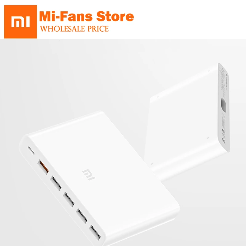 Оригинальное зарядное устройство Xiaomi Mi USB C 60 Вт (всего) умный выход 1 Type 5 Φ двойной