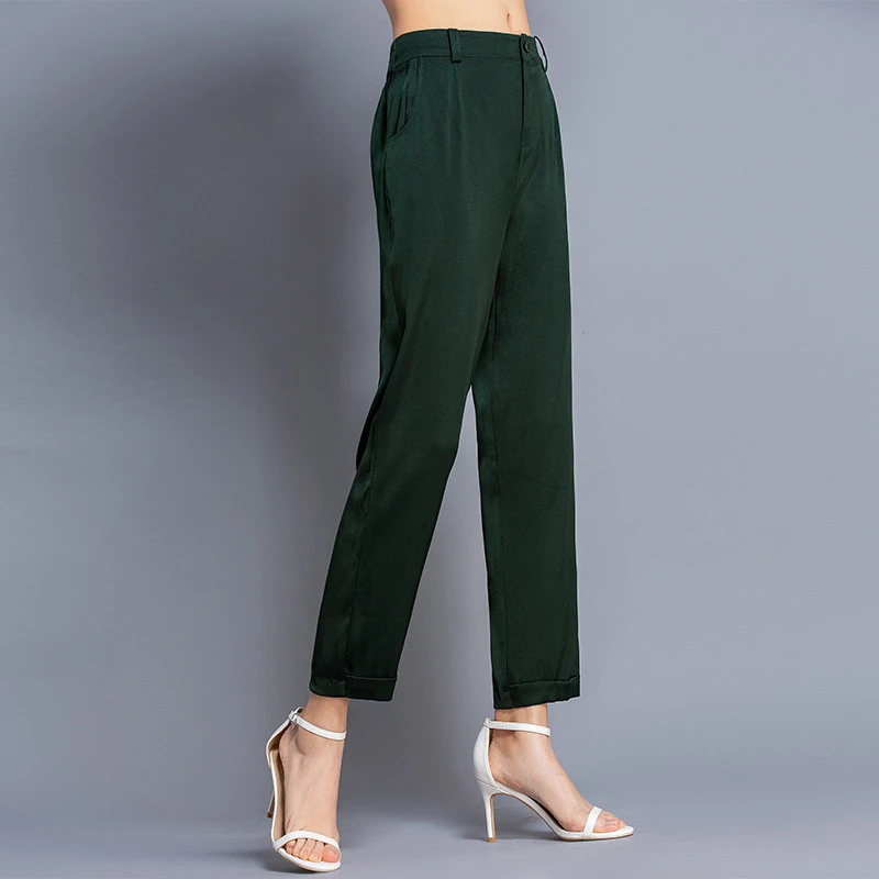 silk summer trousers