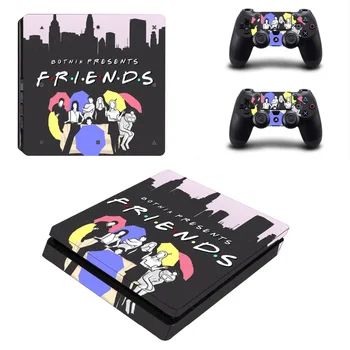 

Friends PS4 Slim Skin Sticker Vinyl For PlayStation 4 Console and Controllers PS4 Slim Skin Stickers Decal
