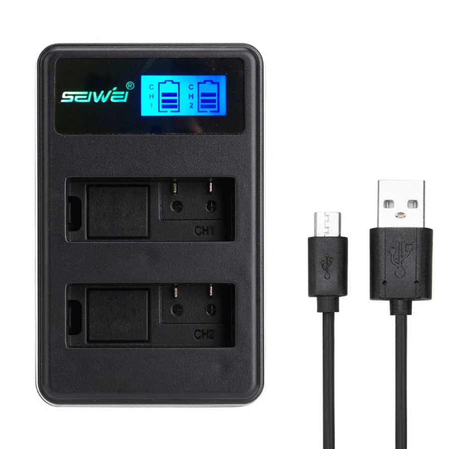 SEIWEI NP FW50 светодиодный Дисплей литий ионный аккумулятор портативный 2 слот USB