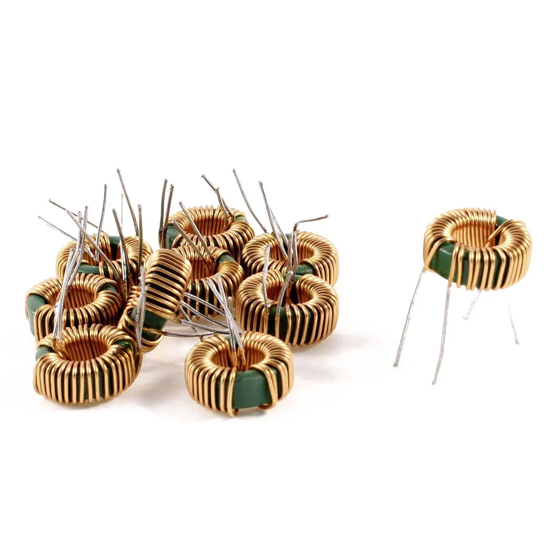 

10 Pcs Toroid Core Common Mode Inductor Choke 1.2MH 40mOhm 2A Coil