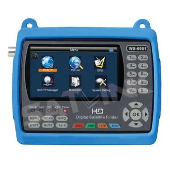 

satlink WS-6951 handheld sat finder dvb-s2 4.3` TFT Satlink WS6951 Satellite Finder DVB-S2 Satellite Meter