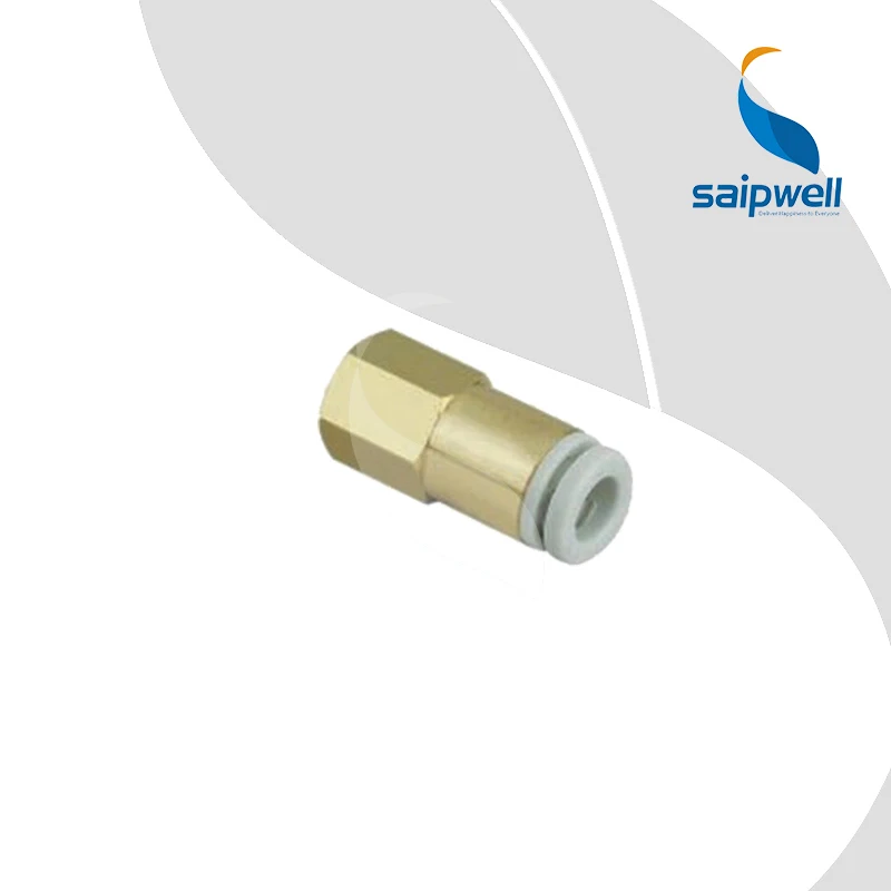 

KMF04-M5 Brass pneumatic push in tube Easy To Connect Pipeline accessory spare part with Internal/Female Thread