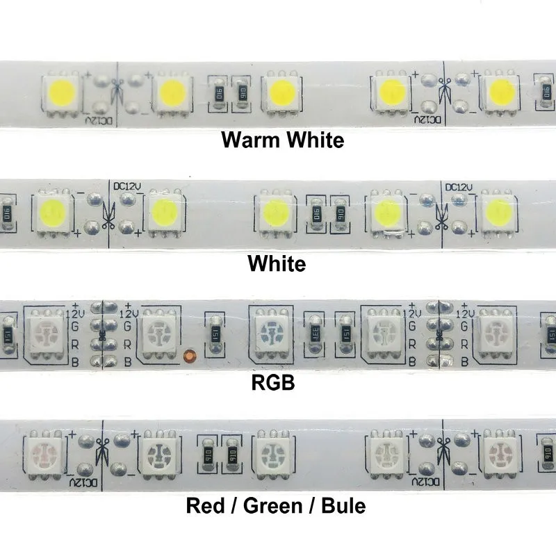 5M SMD5050 IP68 Wi-Fi Светодиодные ленты для аквариума аквариумная лампа, получившая сертификат Европейского светильник один Цвет RGB гибкая ленточная управления Светодиодный по телефону Alexa