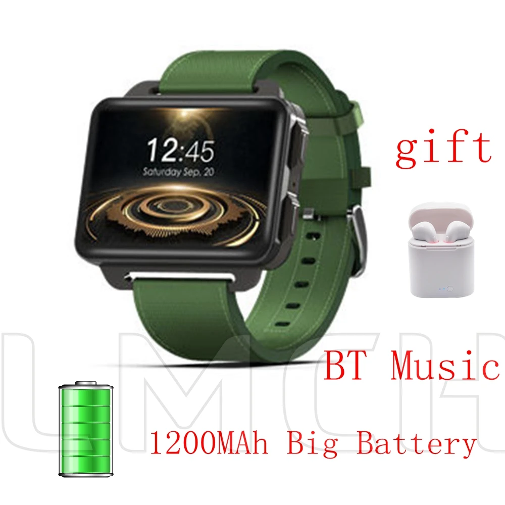 Новые умные часы на Android телефон 1 ГБ 16 1200 мАч поддержка батареи GPS WiFi Nano SIM карта 130