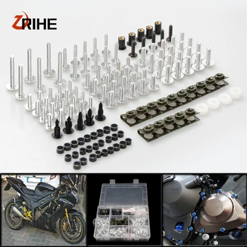 

CNC Universal Motorcycle Accessories Fairing/windshield Bolts Screws set For Suzuki bandit 650 s dl 1000 /dl1000 v-strom