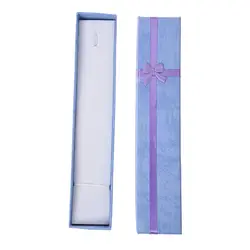 12 X фиолетовый ювелирные изделия ожерелье Подарочная коробка для браслета часы коробка