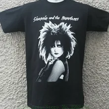 Siouxsie& The Banshees, футболка, топ, Sioux Joy Division Bauhaus, Готическая, панк, белая хлопковая Футболка с круглым вырезом